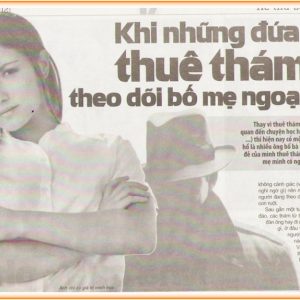 khi nhung dua con thue tham tu theo doi bo me