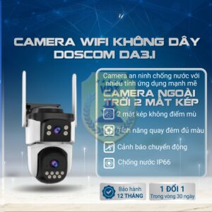 CAMERA NGOÀI TRỜI KHÔNG DÂY SỬ DỤNG WIFI DA3.1