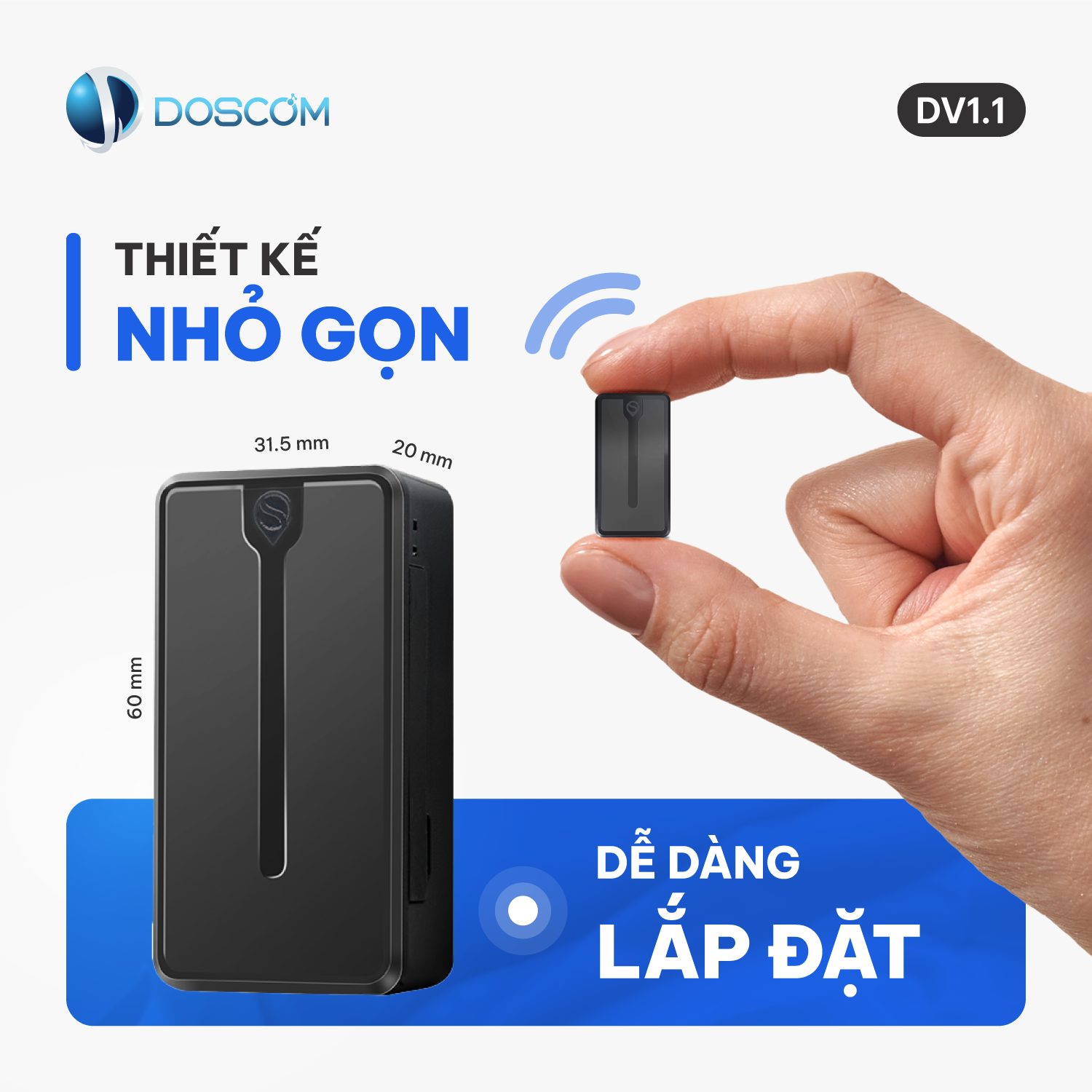 Thiết kế nhỏ gọn