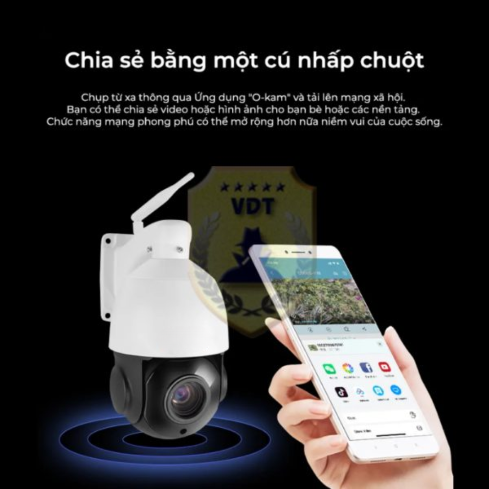 DA-7.1 Camera Ngoài Trời Sử Dụng Wifi Thế Hệ Mới – Zoom X18