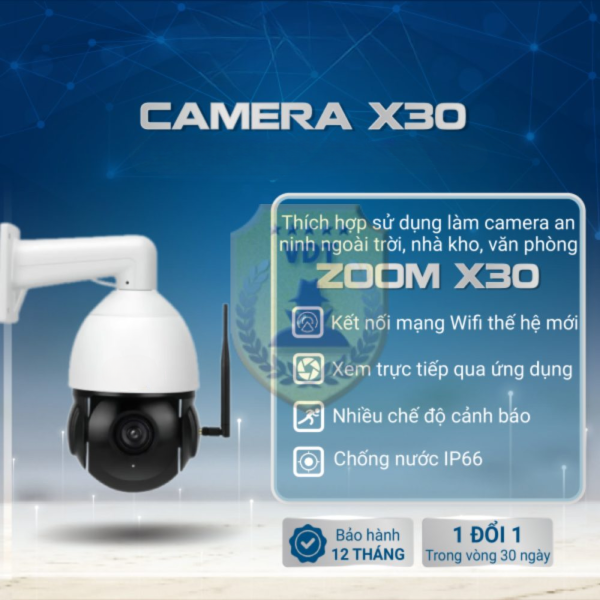 DA-7 Camera Ngoài Trời Sử Dụng Wifi Thế Hệ Mới – Zoom X30