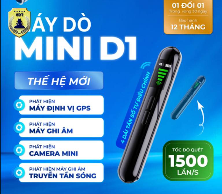 Mua thiết bị dò máy nghe lén chỉ hơn 2 triệu tại thám tử VDT