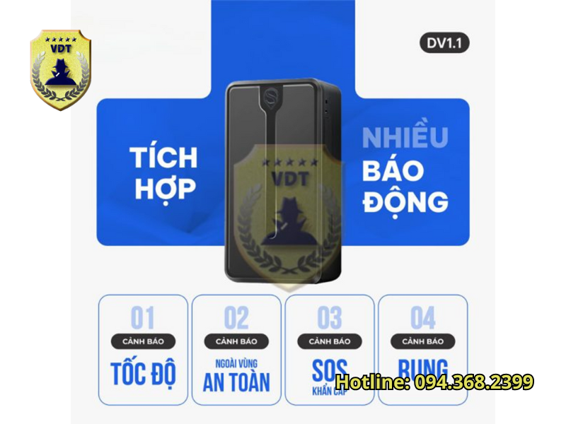 thiết bị định vị theo dõi gps dv1.1 giá bao nhiêu