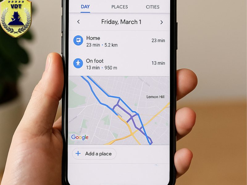 Mách bạn cách kiểm tra lịch sử di chuyển bằng Google Map nhanh và chính xác Mách bạn cách kiểm tra lịch sử di chuyển bằng Google Map nhanh và chính xác