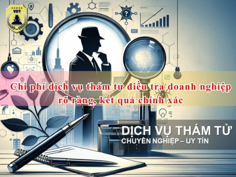 Chi phí dịch vụ thám tử điều tra doanh nghiệp rõ ràng, kết quả chính xác Chi phí dịch vụ thám tử điều tra doanh nghiệp rõ ràng, kết quả chính xác