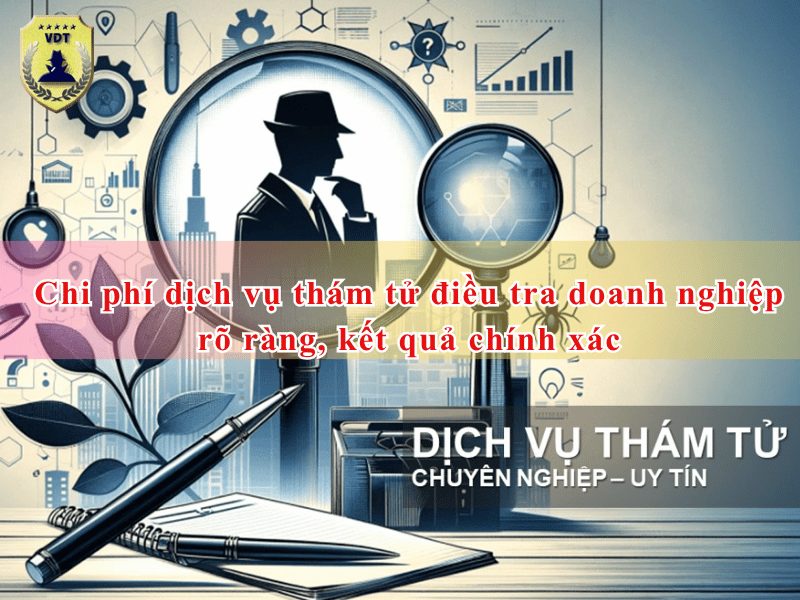 Chi phí dịch vụ thám tử điều tra doanh nghiệp rõ ràng, kết quả chính xác Chi phí dịch vụ thám tử điều tra doanh nghiệp
