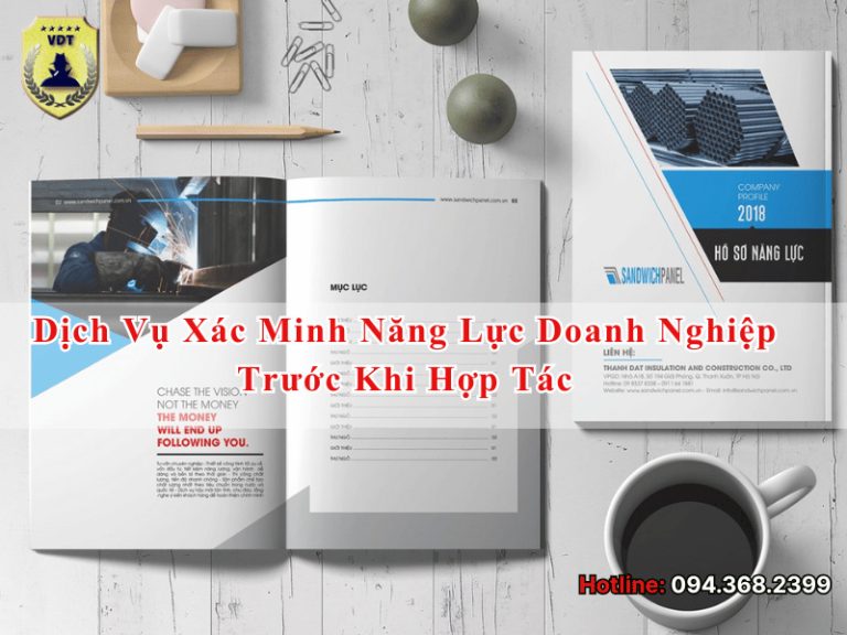 Dịch vụ xác minh năng lực doanh nghiệp trước khi hợp tác