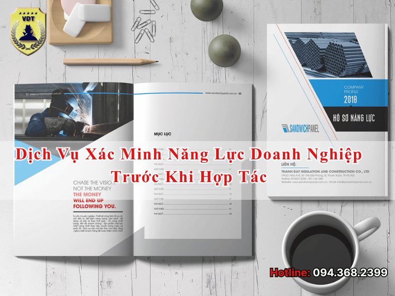 Dịch vụ xác minh năng lực doanh nghiệp trước khi hợp tác