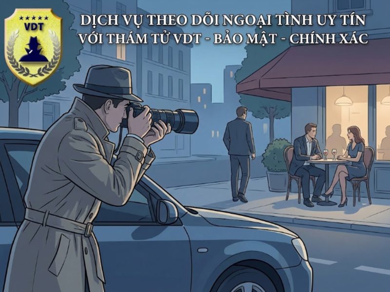 Theo dõi chồng ngoại tình uy tín với Thám Tử VDT theo dõi chồng ngoại tình