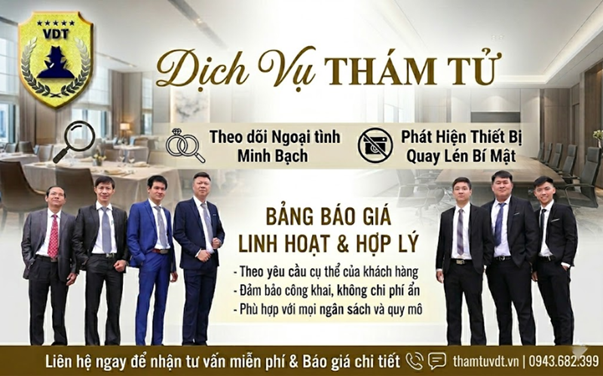 Bảng Giá Dịch Vụ Điều Tra Ngoại Tình 2026 – Niêm Yết Công Khai