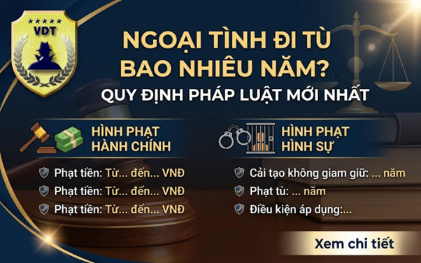 Ngoại Tình Đi Tù Bao Nhiêu Năm? Quy Định Pháp Luật Mới Nhất