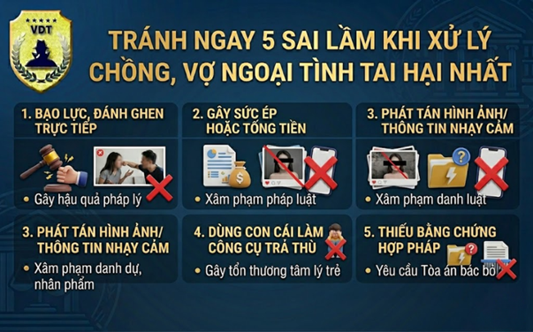 Tránh Ngay 5 Sai Lầm Khi Xử Lý Chồng, Vợ Ngoại Tình Tai Hại Nhất