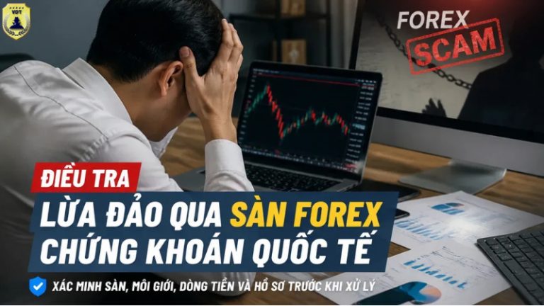 Điều tra lừa đảo qua sàn Forex chứng khoán quốc tế an toàn, bảo mật
