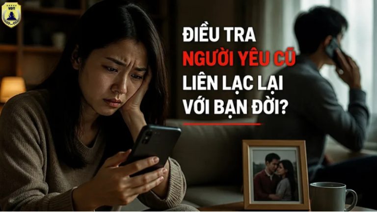 Điều tra người yêu cũ liên lạc lại với bạn đời: Tránh nghi ngờ thiếu căn cứ