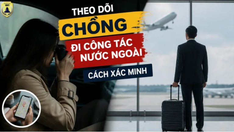 Theo dõi chồng đi công tác nước ngoài: Làm sao xác minh kín đáo, đúng giới hạn?
