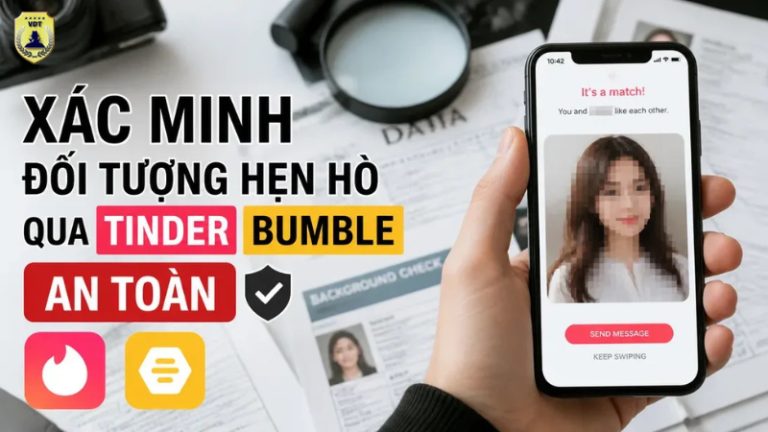 Xác minh đối tượng hẹn hò qua Tinder, Bumble trước khi đặt niềm tin