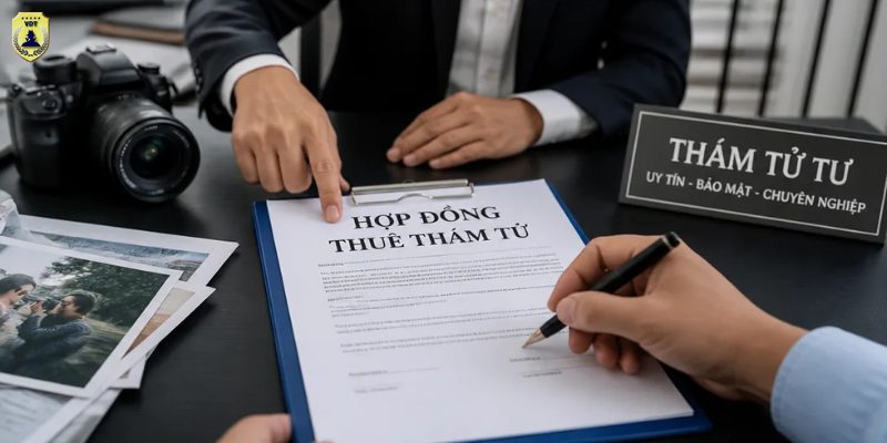 Hợp đồng thuê thám tử mẫu chuẩn pháp lý