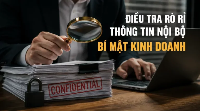 Điều tra rò rỉ thông tin nội bộ, bí mật kinh doanh – Truy tìm nguồn lộ tin kín đáo & hợp pháp
