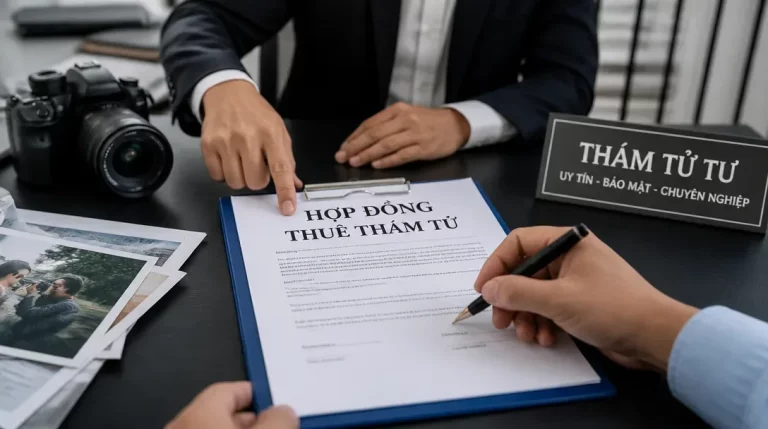Hợp đồng thuê thám tử mẫu chuẩn pháp lý gồm điều khoản nào?