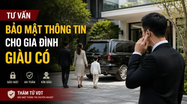 Tư vấn bảo mật thông tin cho gia đình giàu có