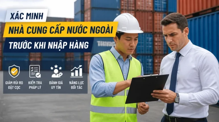 Xác minh nhà cung cấp nước ngoài trước khi nhập hàng, tránh mất cọc, hàng lỗi và đối tác ảo