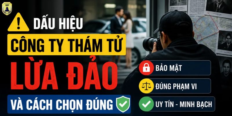 Dấu hiệu công ty thám tử lừa đảo và cách kiểm tra trước khi chuyển tiền dấu hiệu công ty thám tử lừa đảo