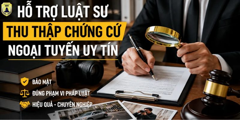 Hỗ trợ luật sư thu thập chứng cứ ngoại tuyến
