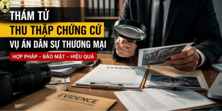 Thám tử thu thập chứng cứ vụ án dân sự thương mại uy tín