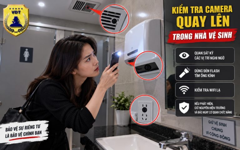 Kiểm Tra Camera Quay Lén Trong Nhà Vệ Sinh: Hướng Dẫn Nhận Biết Và Xử Lý Đúng Cách